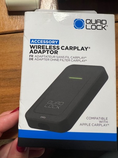 Zdjęcie oferty: Quad lock bezprzewodowy adapter CarPlay auto motor