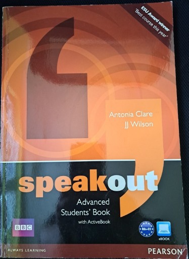 Zdjęcie oferty: Speakout Advanced Students' Book B2+C1 + płyta CD