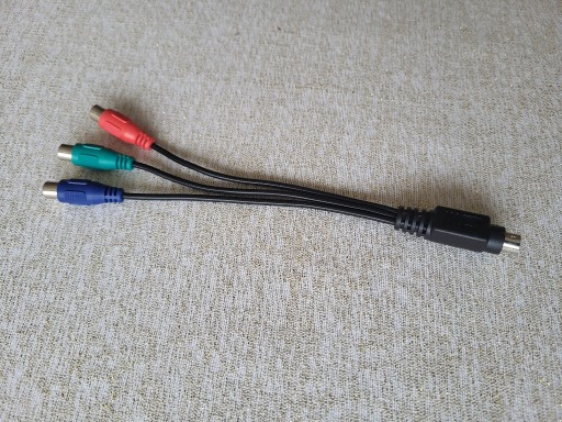Zdjęcie oferty: Przwód, przejściówka S-Video - cinch RGB