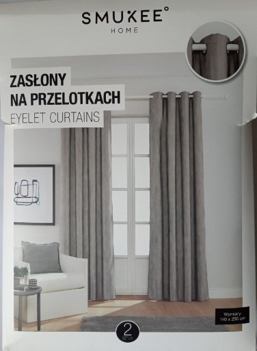 Zdjęcie oferty: Zasłony aksamitne na przelotkach 140x250 cm