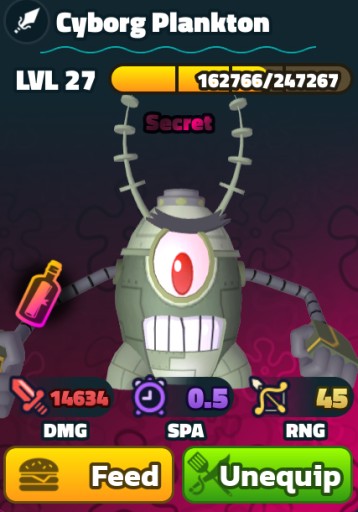 Zdjęcie oferty: Spongebob Tower Defense Cyborg Plankton