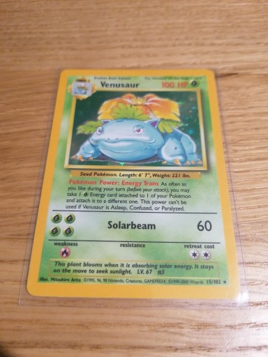 Zdjęcie oferty: POKEMON Venusaur Base Set 15/102