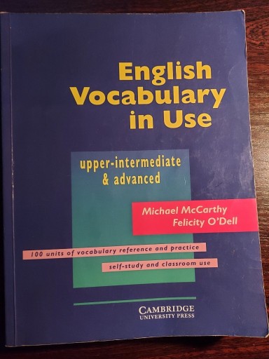 Zdjęcie oferty: ENGLISH VOCABULARY IN USE Upper-intermediate 