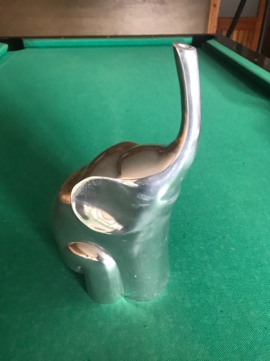 Zdjęcie oferty: Duży, metalowy słoń. Figurka
