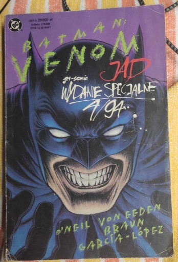 Zdjęcie oferty: Batman Venom Wydanie specjalne 4/94