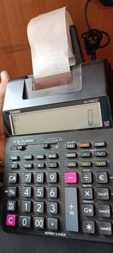 Zdjęcie oferty: Kalkulator CASIO HR-150RCE