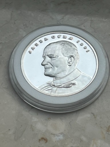 Zdjęcie oferty: Moneta srebrna Jasna Góra 1991 Jan Paweł II
