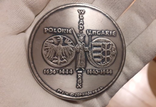 Zdjęcie oferty: Medal PTAiN - Władysław III Warneńczyk 