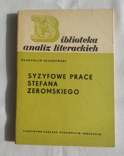 Zdjęcie oferty: Syzyfowe prace – Biblioteka analiz literackich