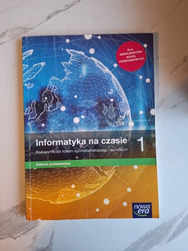 Zdjęcie oferty: Informatyka na czasie 1 Podręcznik 