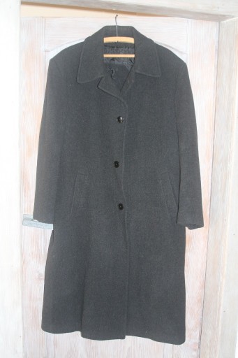 Zdjęcie oferty: Płaszcz męski długi czarny rozmiar L / XL