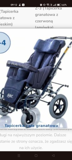 Zdjęcie oferty: Wózek inwalidzki typ Comfort 