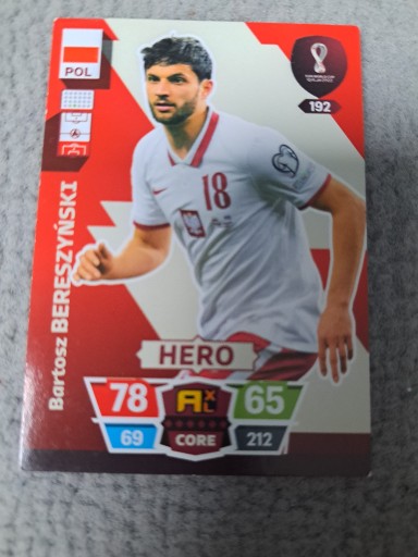 Zdjęcie oferty: FIFA World Cup Qatar 192 Hero Bartosz Bereszyński