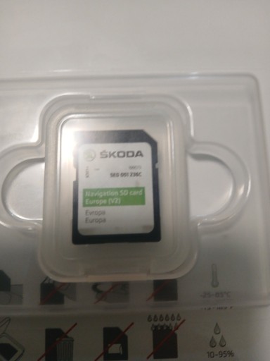 Zdjęcie oferty: Navigation SD card Europe V2 Skoda Octavia 5E0051236C