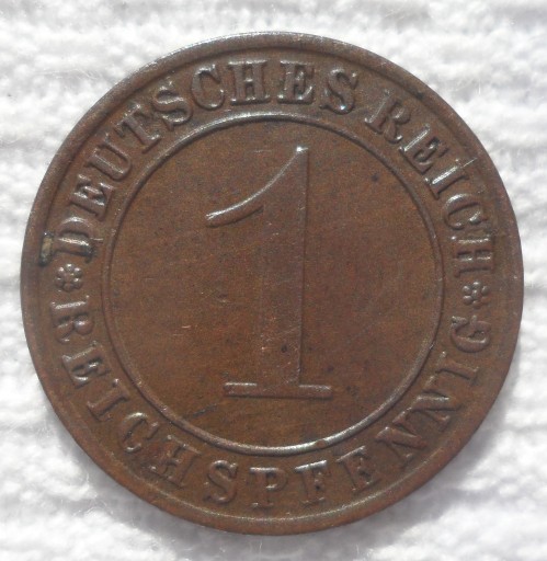 Zdjęcie oferty: Niemcy 1 fenig reichspfennig 1933 A Berlin Prusy