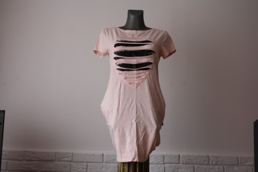 Zdjęcie oferty: Sukienka  różowa kieszenie M / 38
