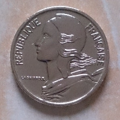 Zdjęcie oferty: 5 centimes 1976 r. Francja