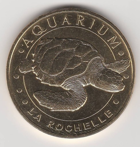 Zdjęcie oferty: Token Monnaie De Paris,La Rochelle Aquarium Żółw