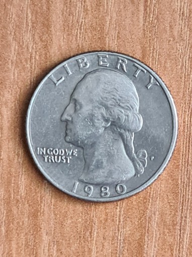 Zdjęcie oferty: United States Liberty 1980 Quarter Dollar