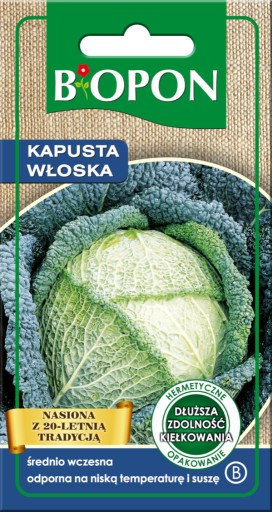 Zdjęcie oferty: Biopon Nasiona Kapusta Włoska 