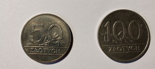 Zdjęcie oferty: 50 zł, 100 zł, 1990 r., zestaw III RP.Komplet(z9)
