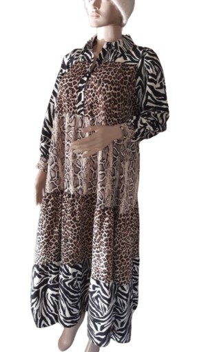 Zdjęcie oferty: Przepiekna sukienka pantera zebra