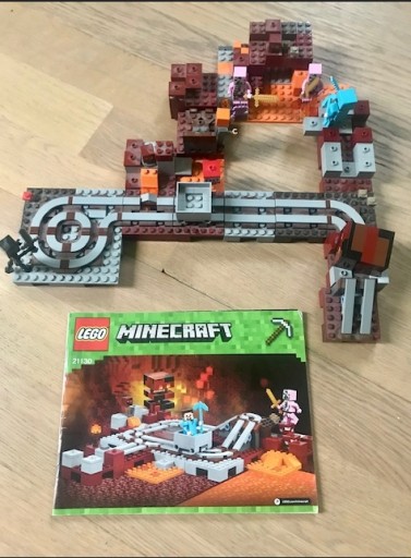 Zdjęcie oferty: LEGO Minecraft Linia kolejowa w Netherze 21130