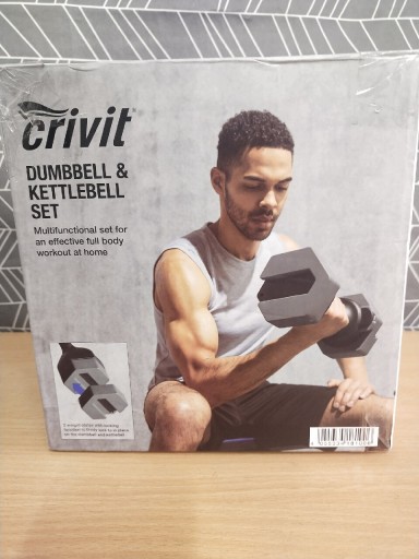 Zdjęcie oferty: Zestaw Hantli Z Kettlebell Crivit 