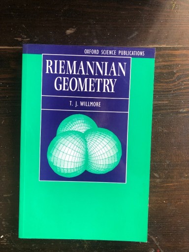 Zdjęcie oferty: Riemannian Geometry