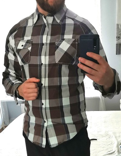 Zdjęcie oferty: Koszula męska w kratę Zara roz M