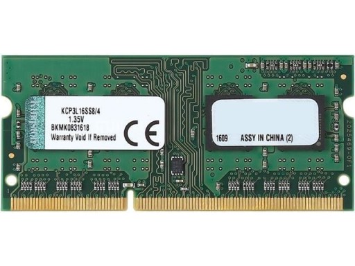 Zdjęcie oferty: Kingston 4GB DDR3L 1600MHz 1,35V KCP3L16SS8/4