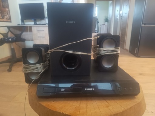 Zdjęcie oferty:  Kino domowe 4 głośniki plus subwoofer Philips hts3531/12