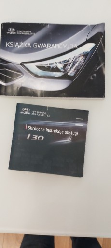 Zdjęcie oferty: Książka gwarancyjna i serwisowa do Hyundai i30 II