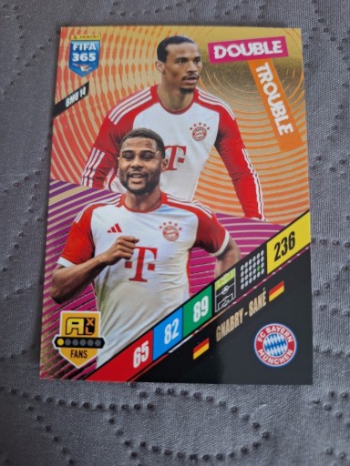 Zdjęcie oferty: FIFA 365 2024 DOBLE TROUBLE SANE GNABRY BMU14