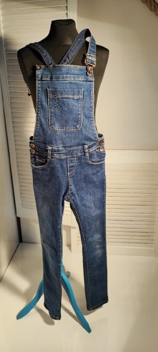 Zdjęcie oferty: Spodnie ogrodniczki jeansowe,slim 