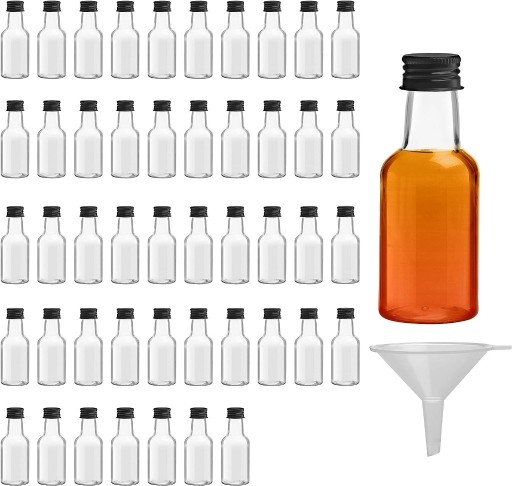 Zdjęcie oferty: Mini butelki na alkohol plastikowe 25 ml - 48 szt.