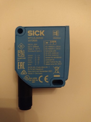 Zdjęcie oferty: Sick WTT12L-B2532 - Czujnik fotoelektryczny