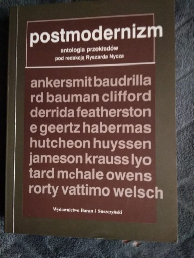 Zdjęcie oferty: Postmodernizm-zbiór esejów