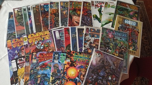 Zdjęcie oferty: CYBER FORCE -MEGAKOLEKCJA! - komiksy z USA!