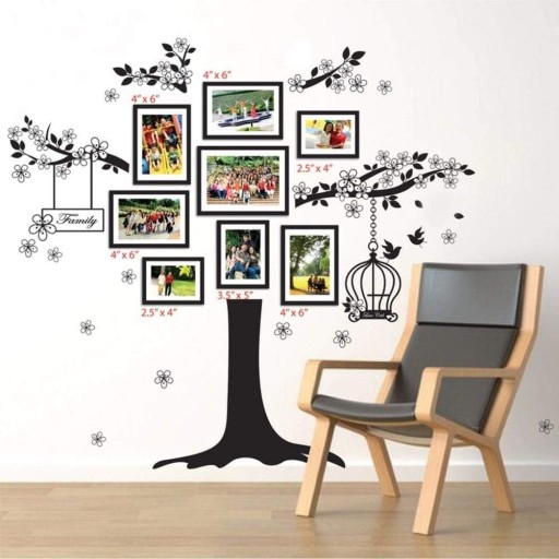 Zdjęcie oferty: Z121 Walplus 150 x 100 cm naklejki ścienne drzewo