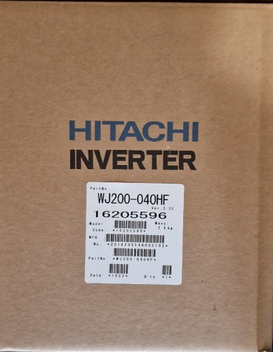 Zdjęcie oferty: Falownik 4kw hitachi WJ200-040HF