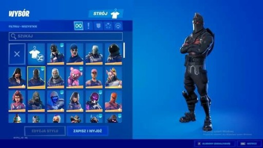 Zdjęcie oferty: KONTO FORTNITE BLACK KNIGHT IKONIK KARNETY