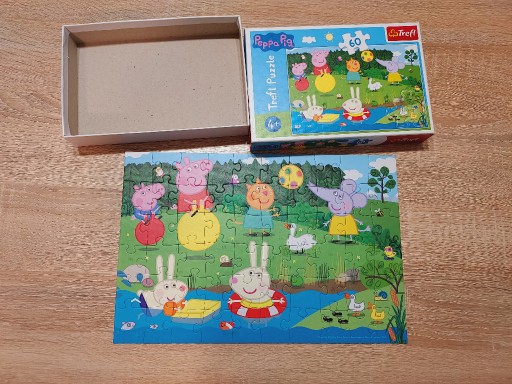 Zdjęcie oferty: Puzzle Świnka Peppa Trefl 60 elementów 4+