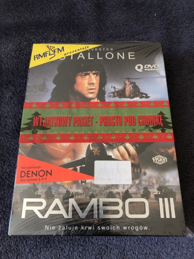 Zdjęcie oferty: Rambo trylogia pakiet DVD. Nowy, w folii