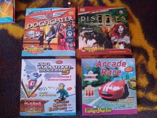 Zdjęcie oferty: Disciples 2, Dogfighter, Arcade race, WSE, PL PC