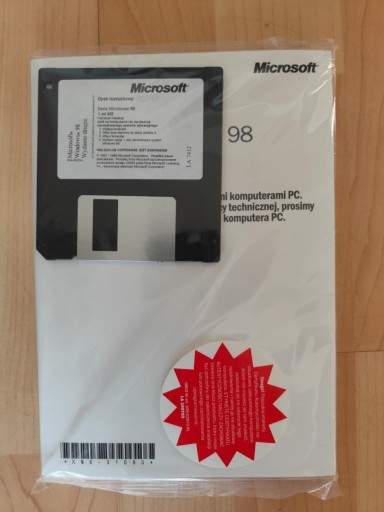 Zdjęcie oferty: Windows 98 SE Wyprzedaż Kolekcji