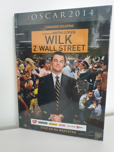 Zdjęcie oferty: WILK Z WALL STREET - film na płycie DVD (booklet)