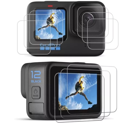 Zdjęcie oferty: Szkło Hartowane na Obiektyw Ekran do GoPro Hero 13 12 11 10 9 Black Zestaw