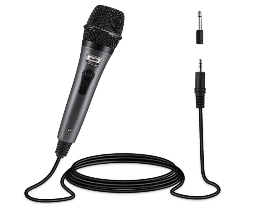 Zdjęcie oferty: Dynamiczny mikrofon karaoke metalowy Moukey