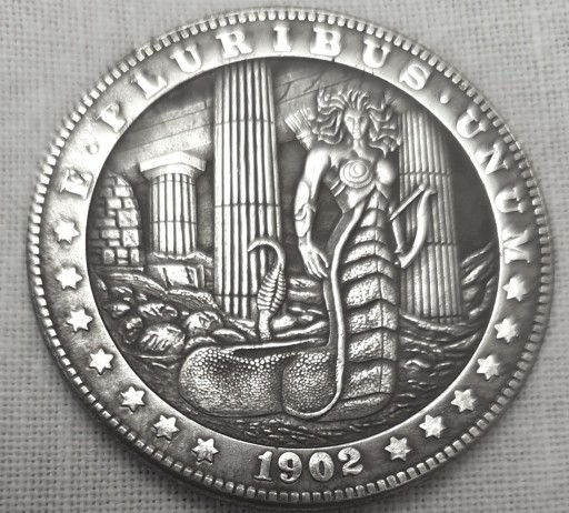 Zdjęcie oferty: 1 Dolar USA ,Morgan Dolar,1902,Hobo Nickel ,KOPIA 